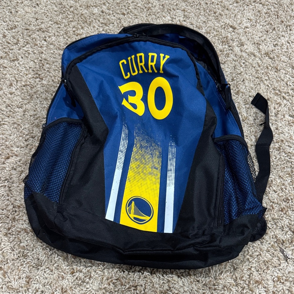 Blue and Black Sports Backpack